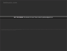 Tablet Screenshot of belmusic.com